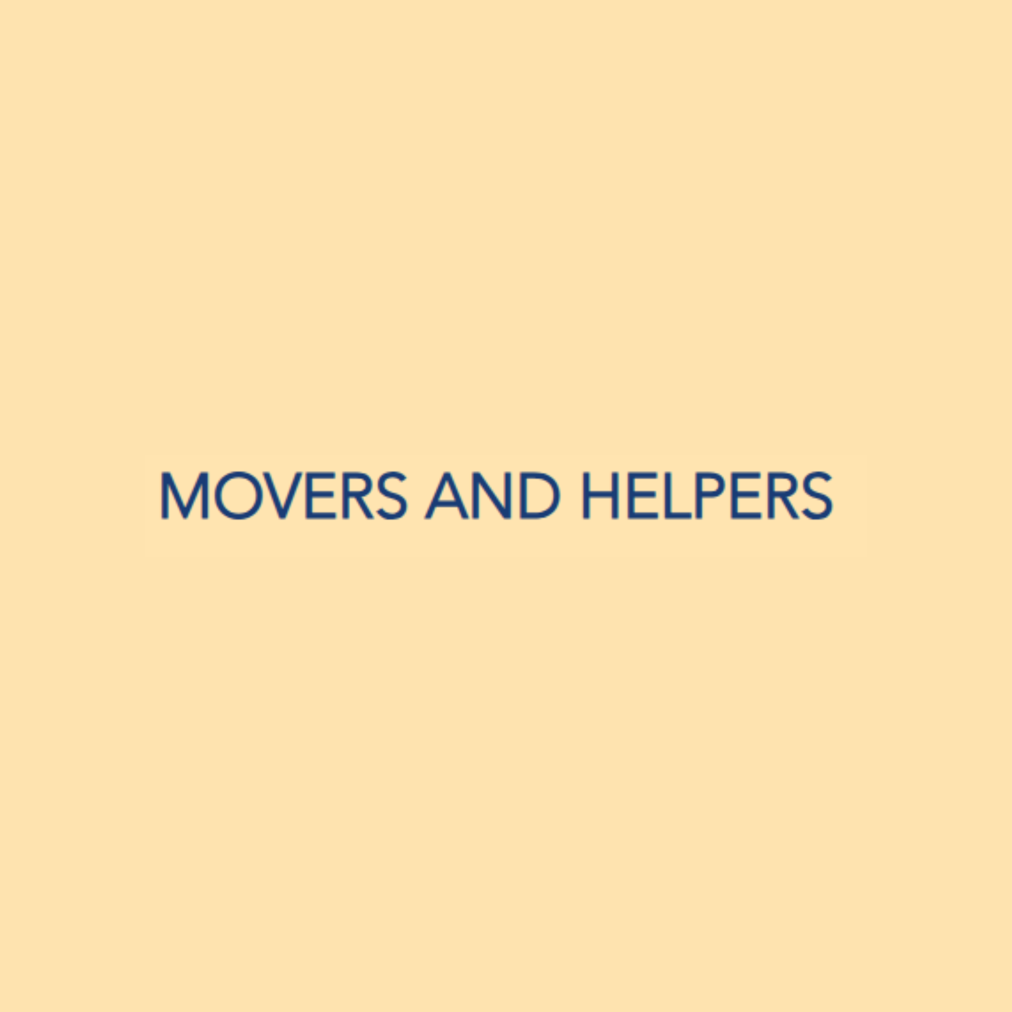 Movers and Helpers